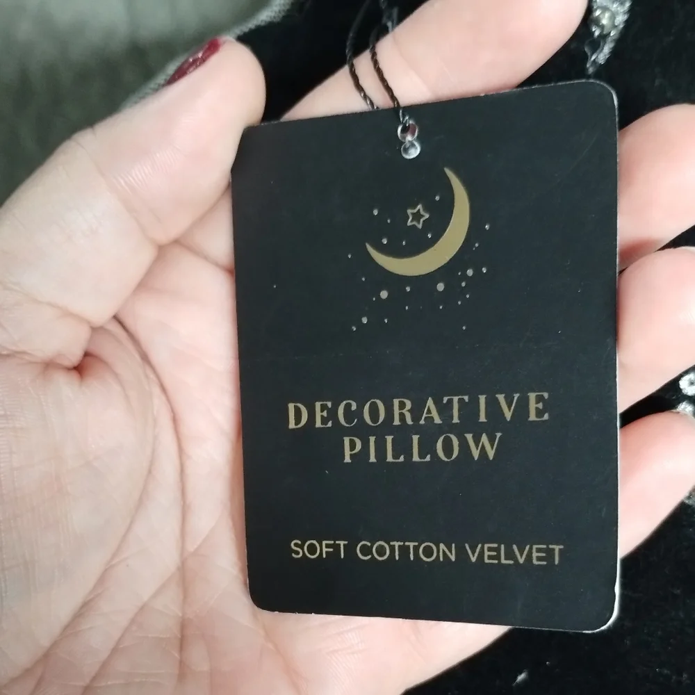 Big Beaded Moon Pillow - Picture 3 of 9